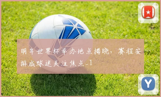 明年世界杯举办地点揭晓，赛程安排成球迷关注焦点_1
